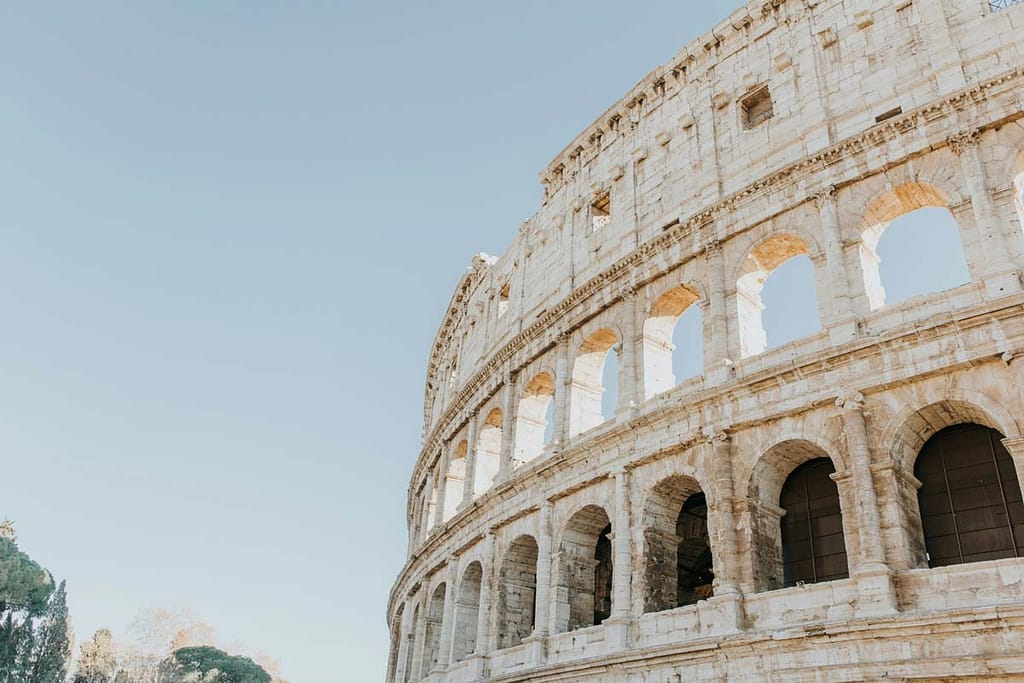 the colosseum in rome, italy