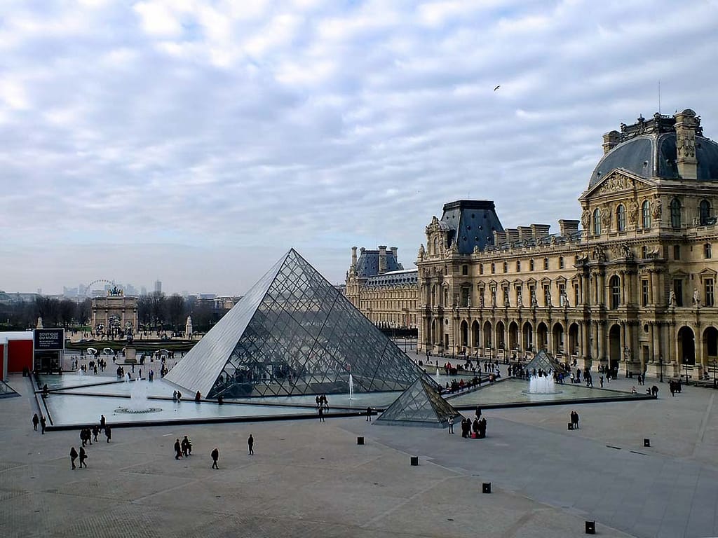 the louvre in paris france